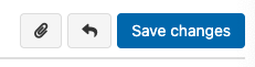 Row of buttons - 'Attach a file', 'Revert to default' and 'Save changes'.